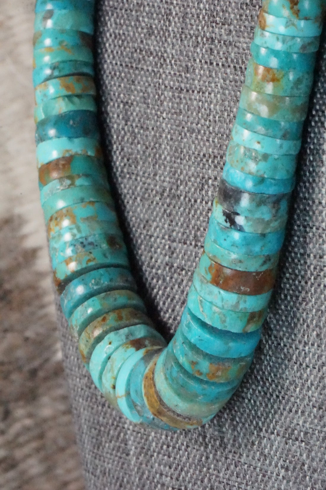 Turquoise Bead Necklace - Joe Garcia