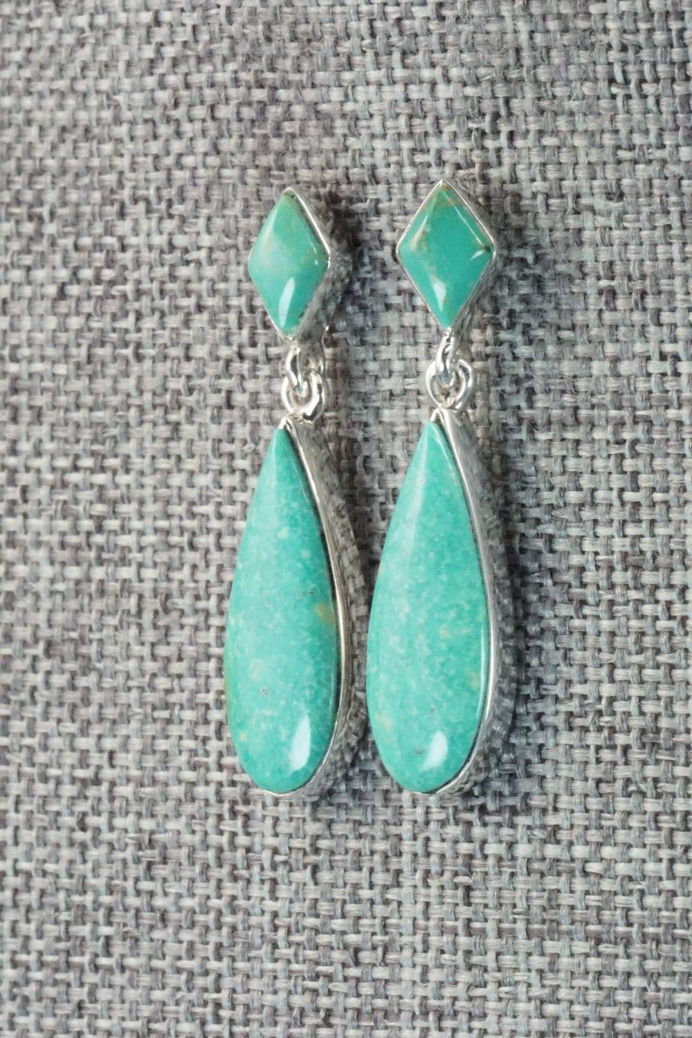 Turquoise & Sterling Silver Earrings - Cathy Webster