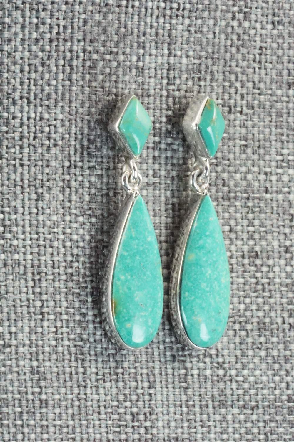 Turquoise & Sterling Silver Earrings - Cathy Webster