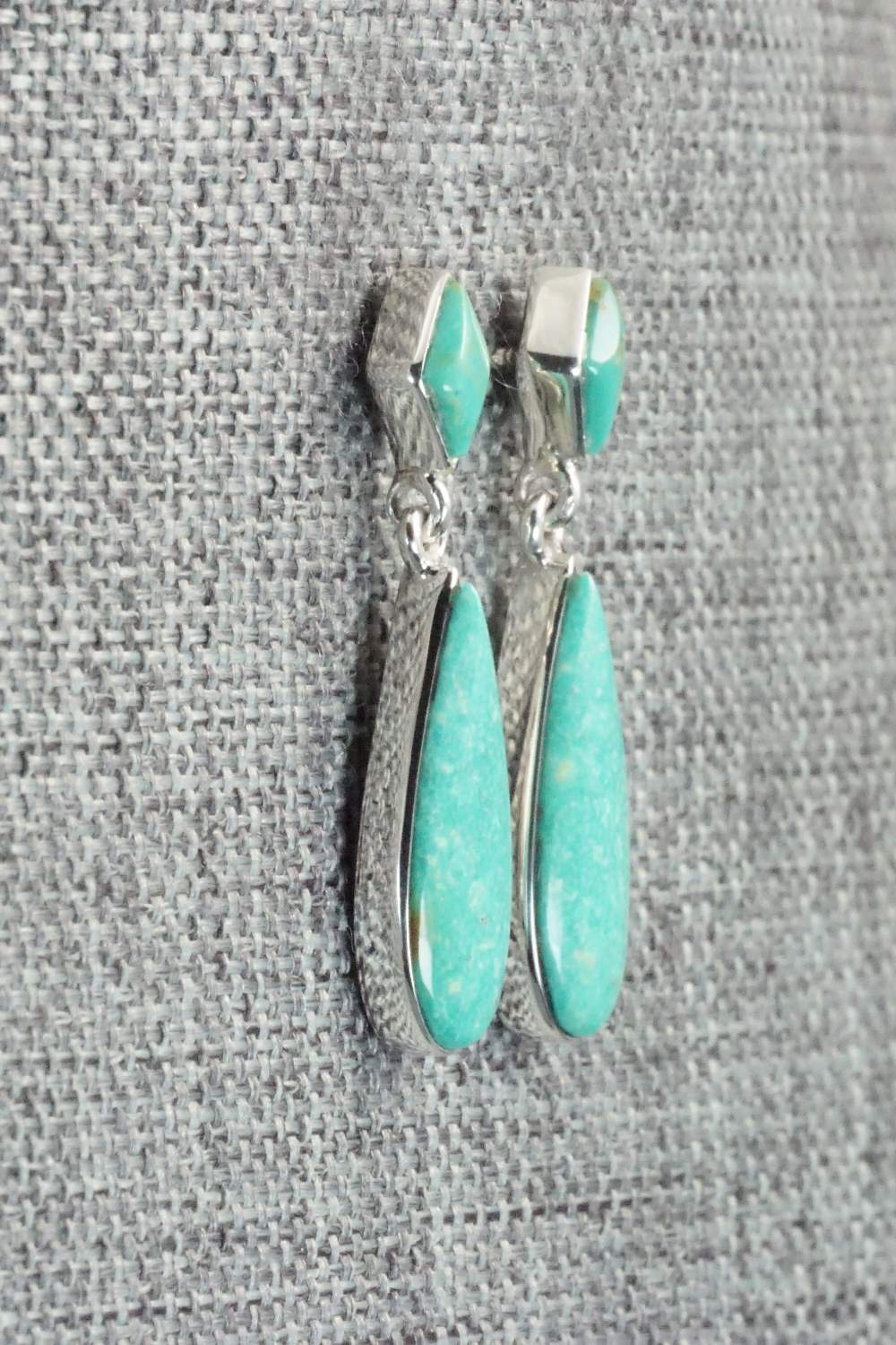Turquoise & Sterling Silver Earrings - Cathy Webster
