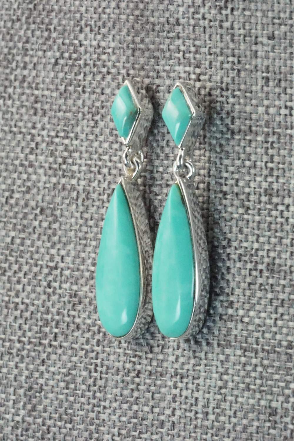 Turquoise & Sterling Silver Earrings - Cathy Webster