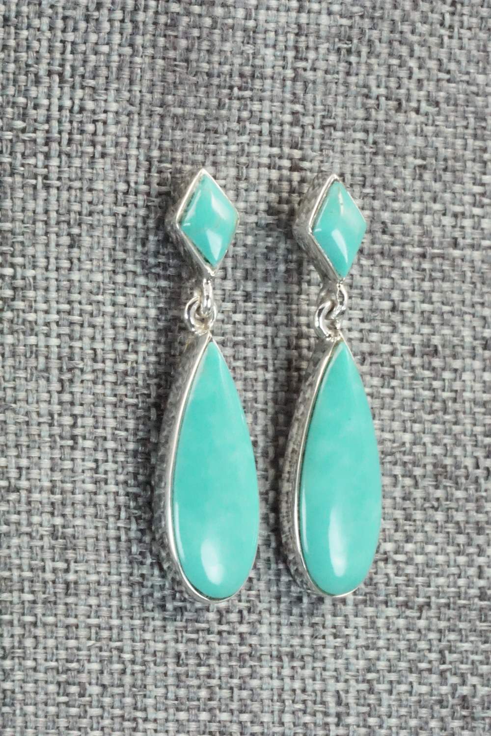 Turquoise & Sterling Silver Earrings - Cathy Webster