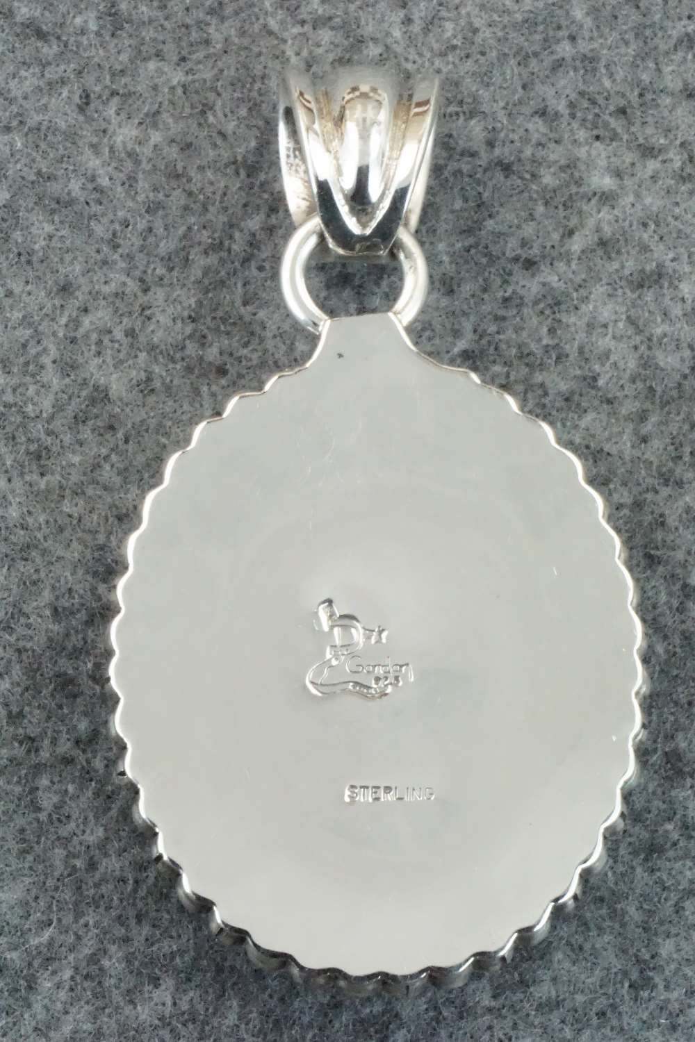 Onyx & Sterling Silver Pendant - Delbert Gordon