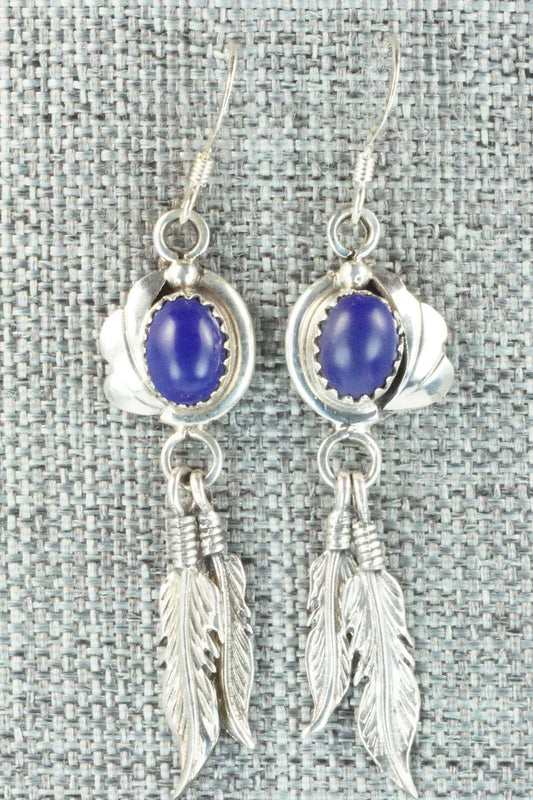 Lapis and Sterling Silver Earrings - Mark Davis