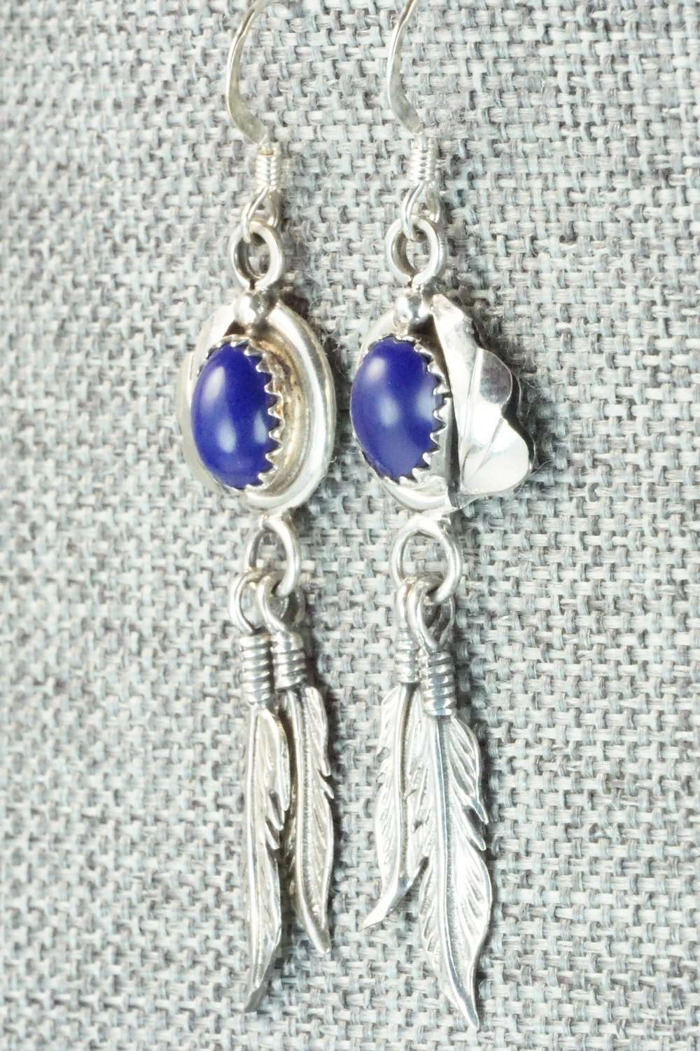 Lapis and Sterling Silver Earrings - Mark Davis