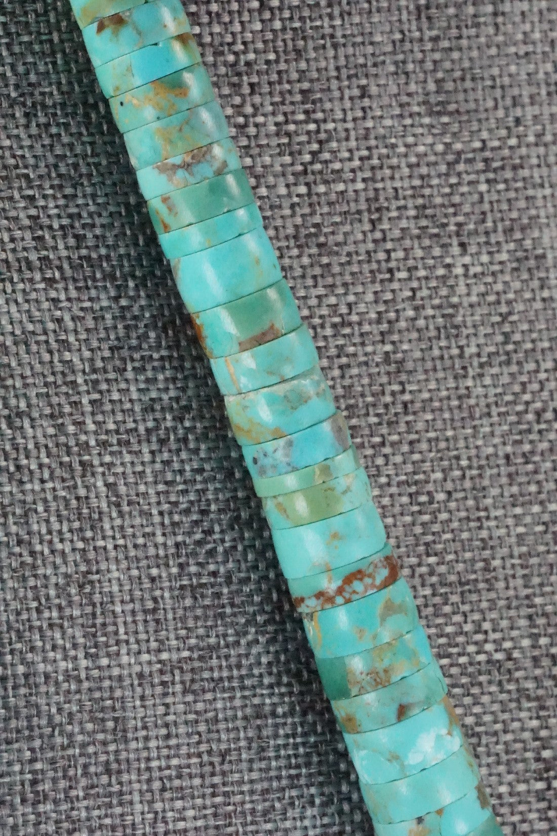 Turquoise & Sterling Silver Necklace - Joe Garcia