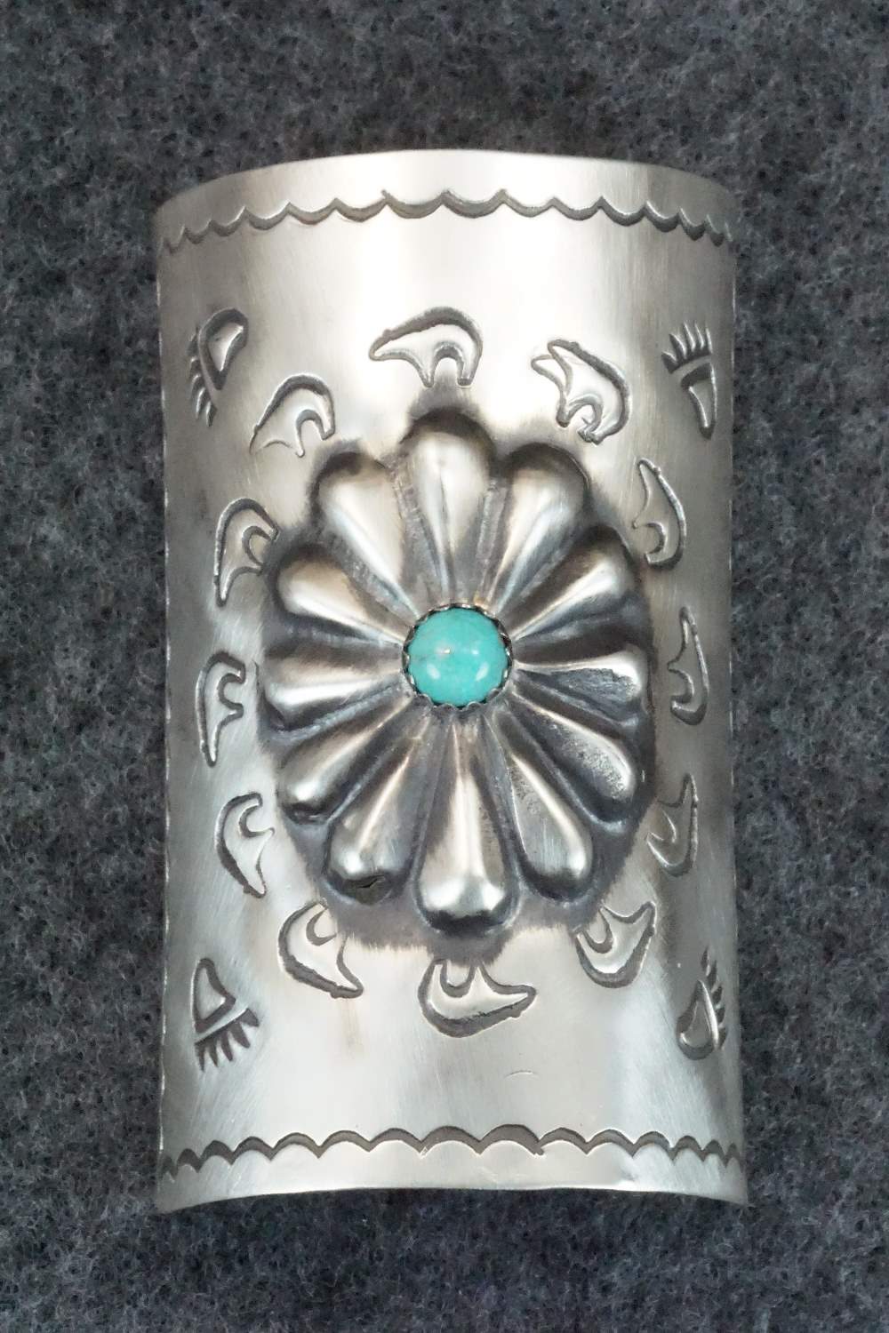Turquoise & Sterling Silver Hair Pin - Arlene Soce