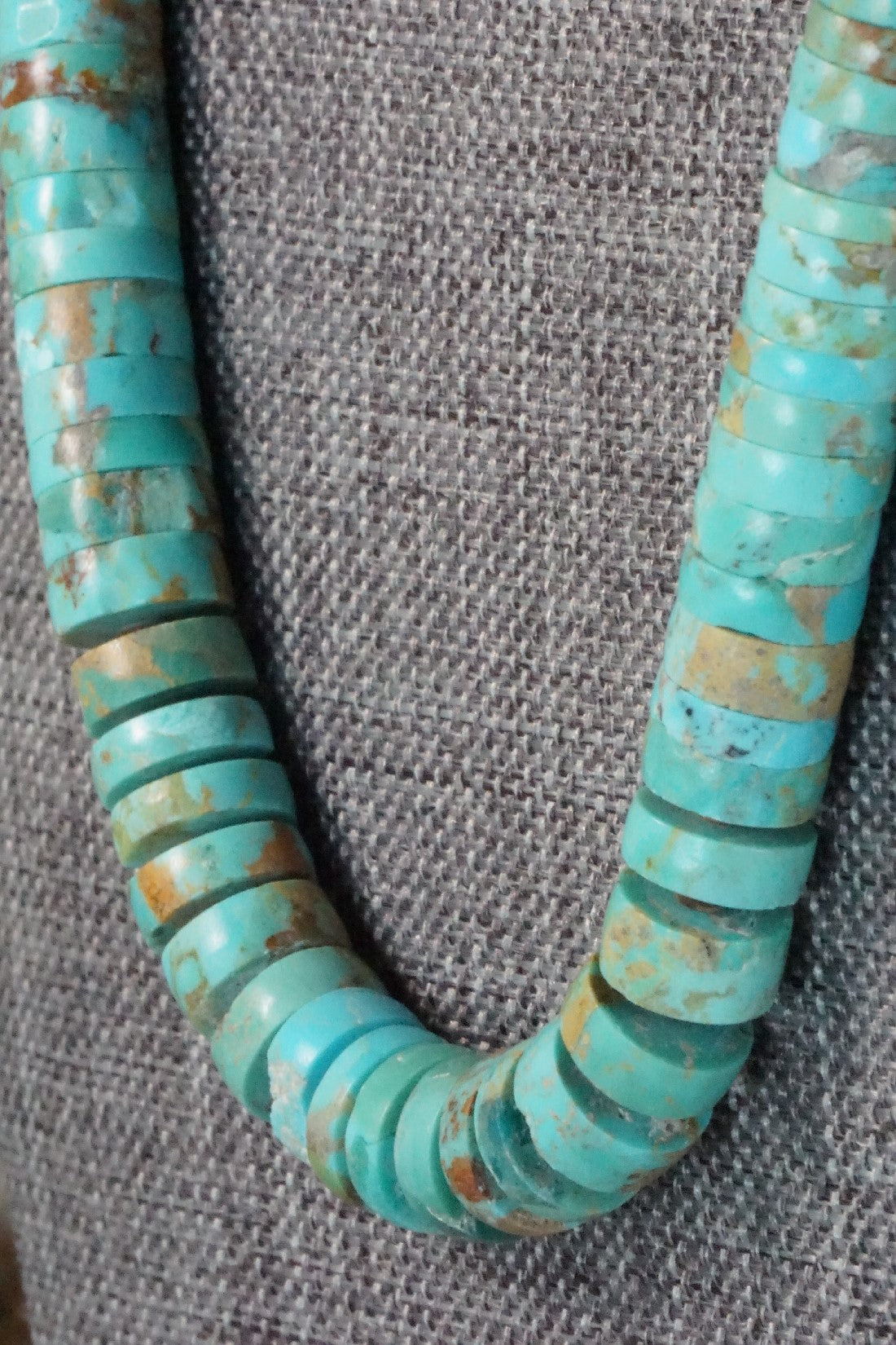 Turquoise & Sterling Silver Necklace - Joe Garcia