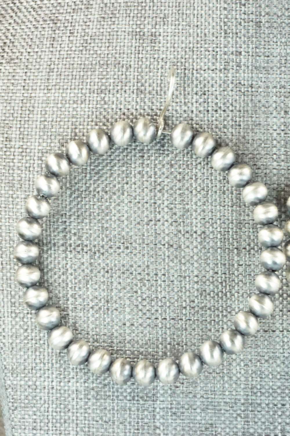 Sterling Silver Navajo Pearl Earrings - Jan Mariano