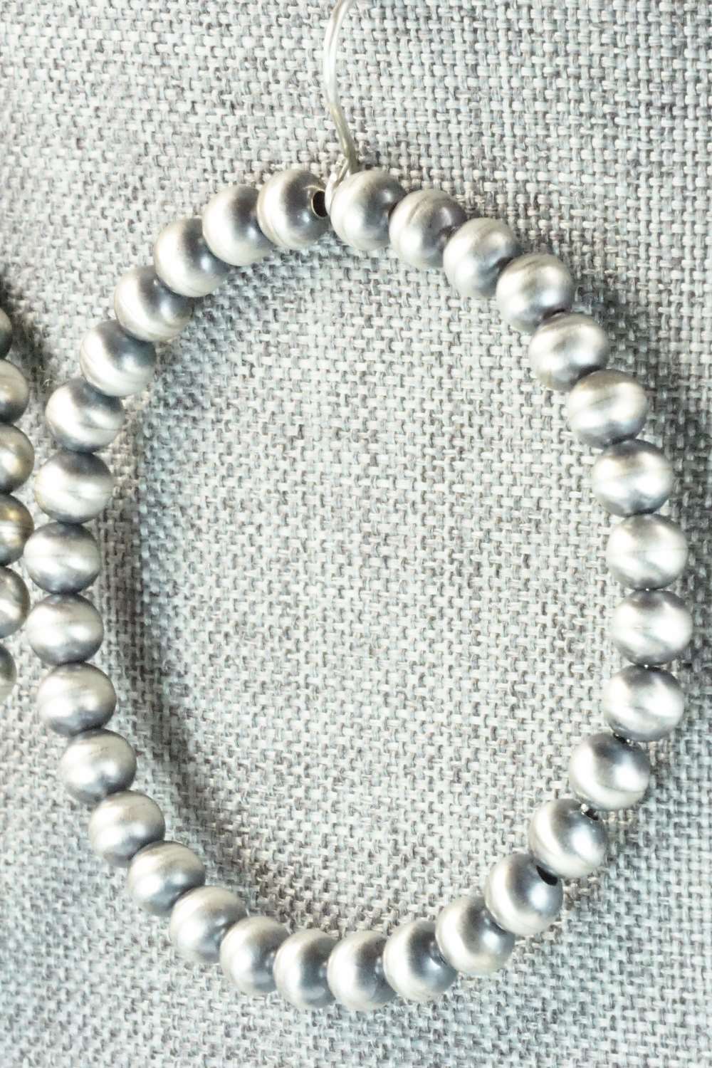 Sterling Silver Navajo Pearl Earrings - Jan Mariano