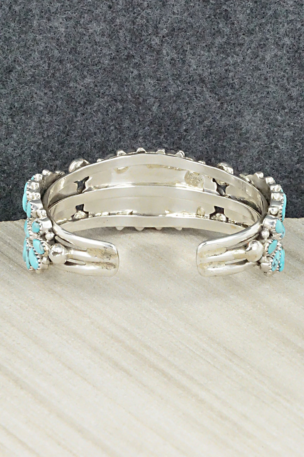 Turquoise & Sterling Silver Bracelet - Jaz Wilson
