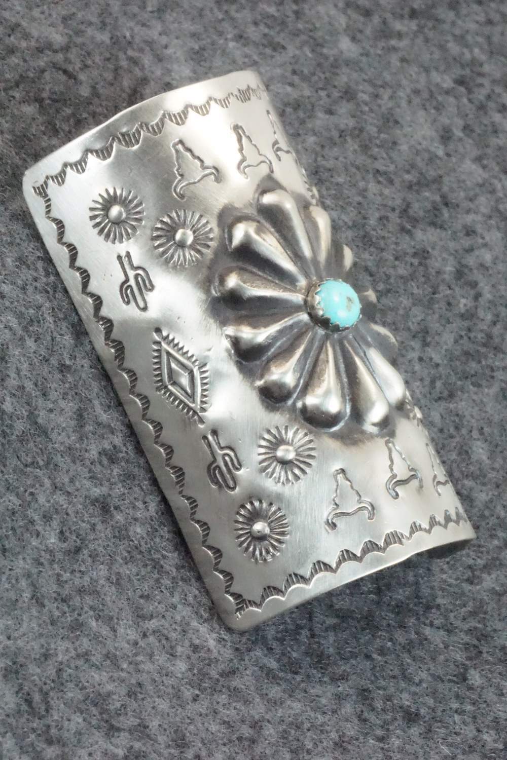 Turquoise & Sterling Silver Hair Pin - Arlene Soce