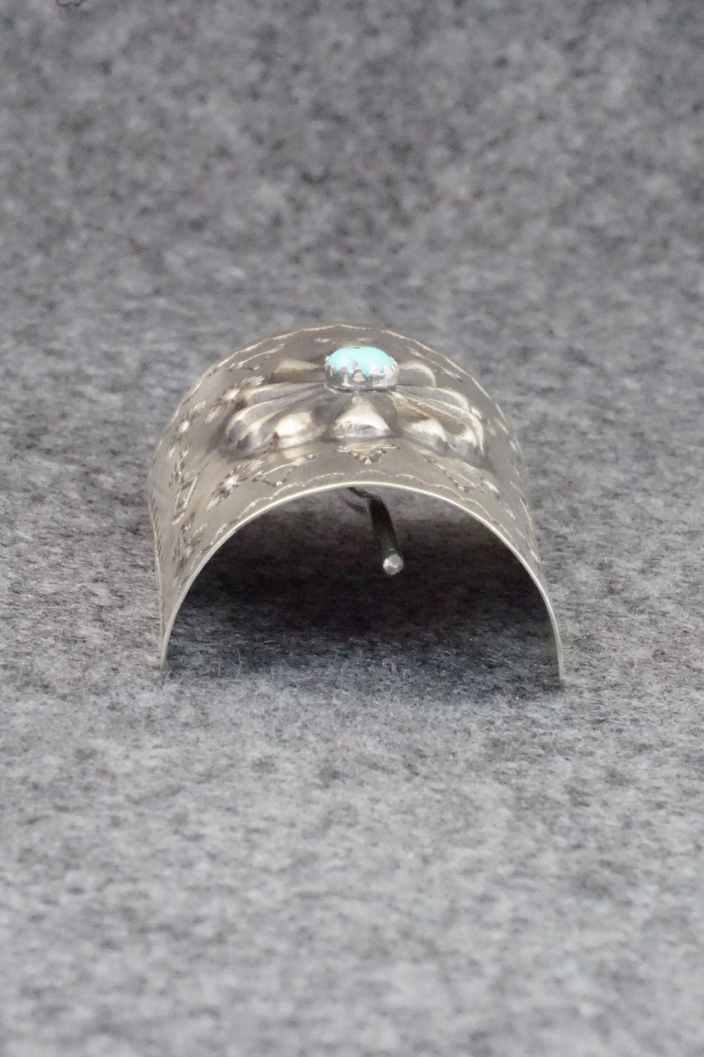 Turquoise & Sterling Silver Hair Pin - Arlene Soce