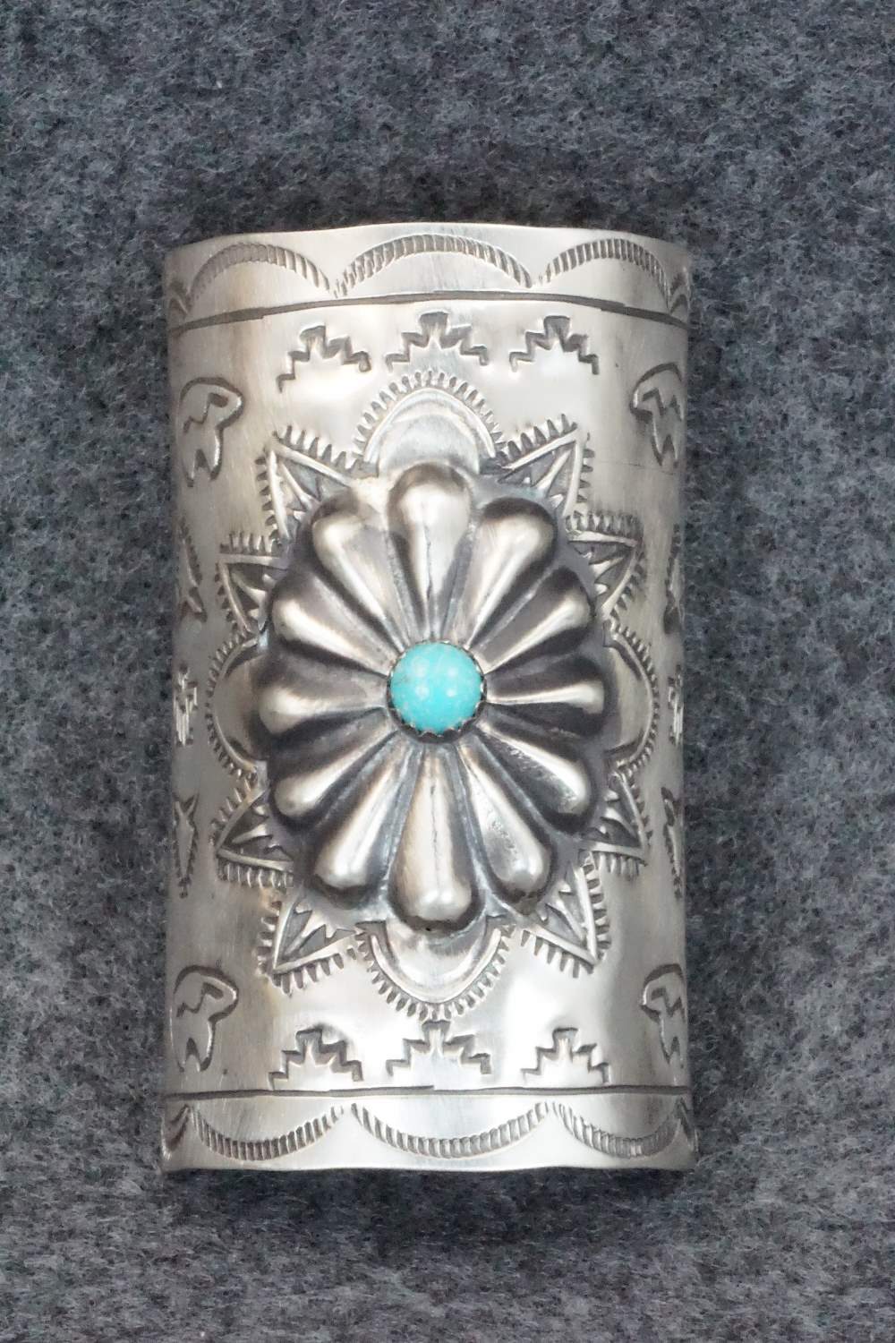 Turquoise & Sterling Silver Hair Pin - Arlene Soce