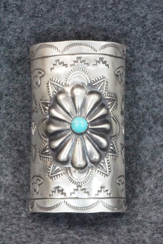 Turquoise & Sterling Silver Hair Pin - Arlene Soce