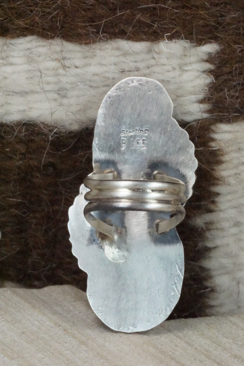 Turquoise and Sterling Silver Ring - Betta Lee - Size 7