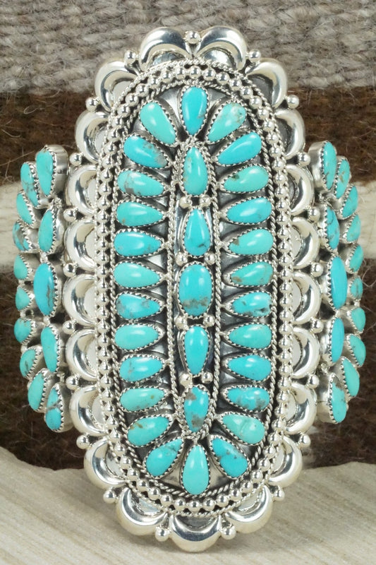 Turquoise & Sterling Silver Bracelet - Erick Wilson