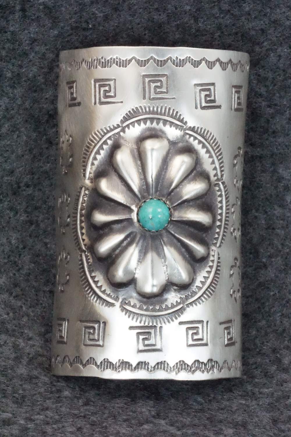 Turquoise & Sterling Silver Hair Pin - Arlene Soce