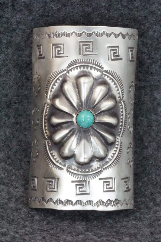 Turquoise & Sterling Silver Hair Pin - Arlene Soce