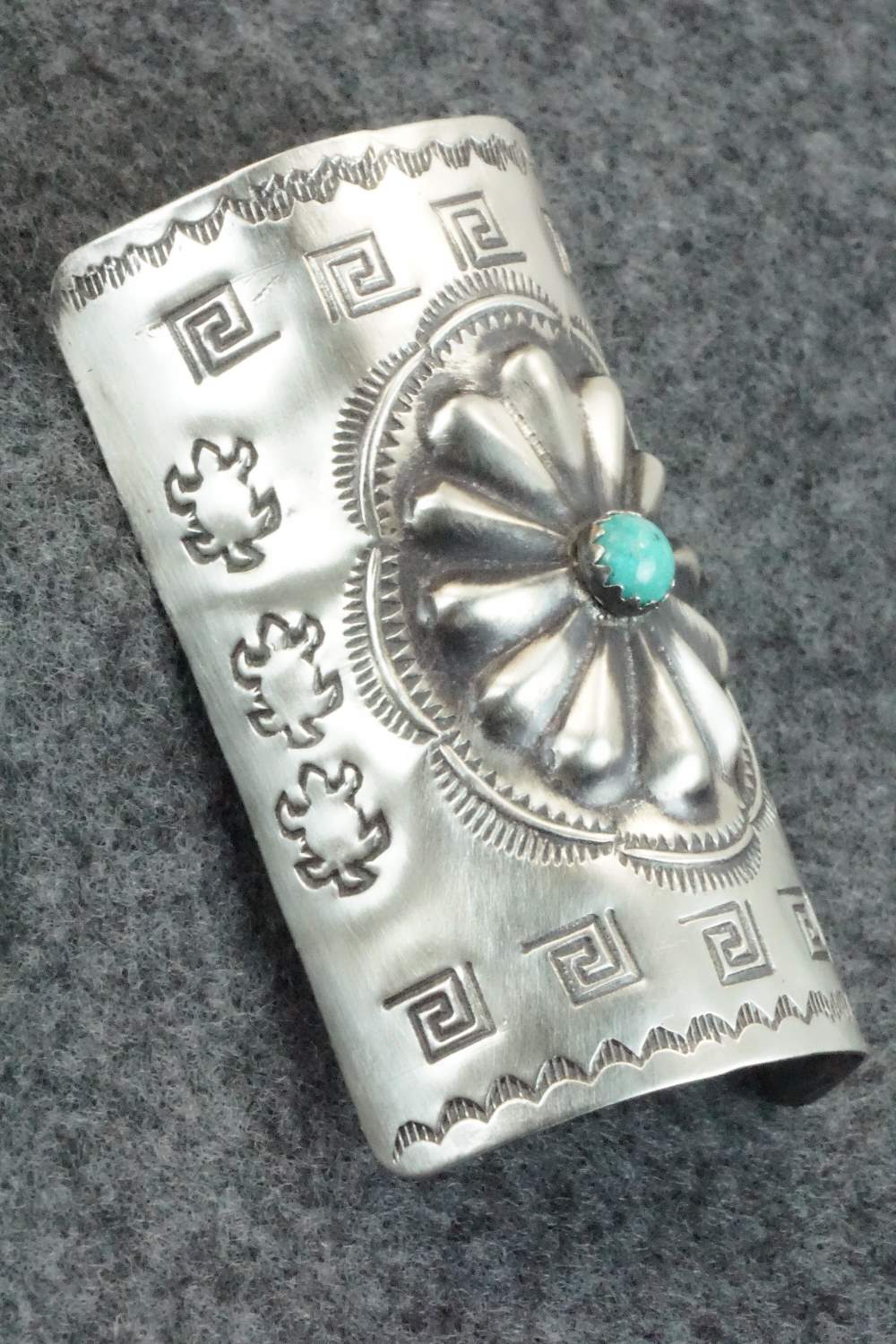Turquoise & Sterling Silver Hair Pin - Arlene Soce