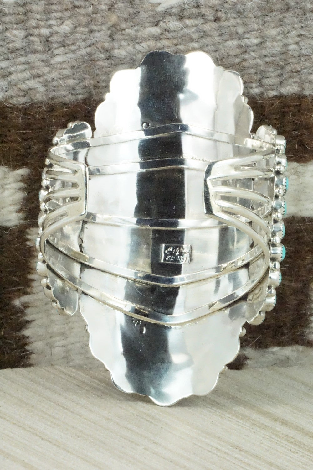 Turquoise & Sterling Silver Bracelet - Erick Wilson