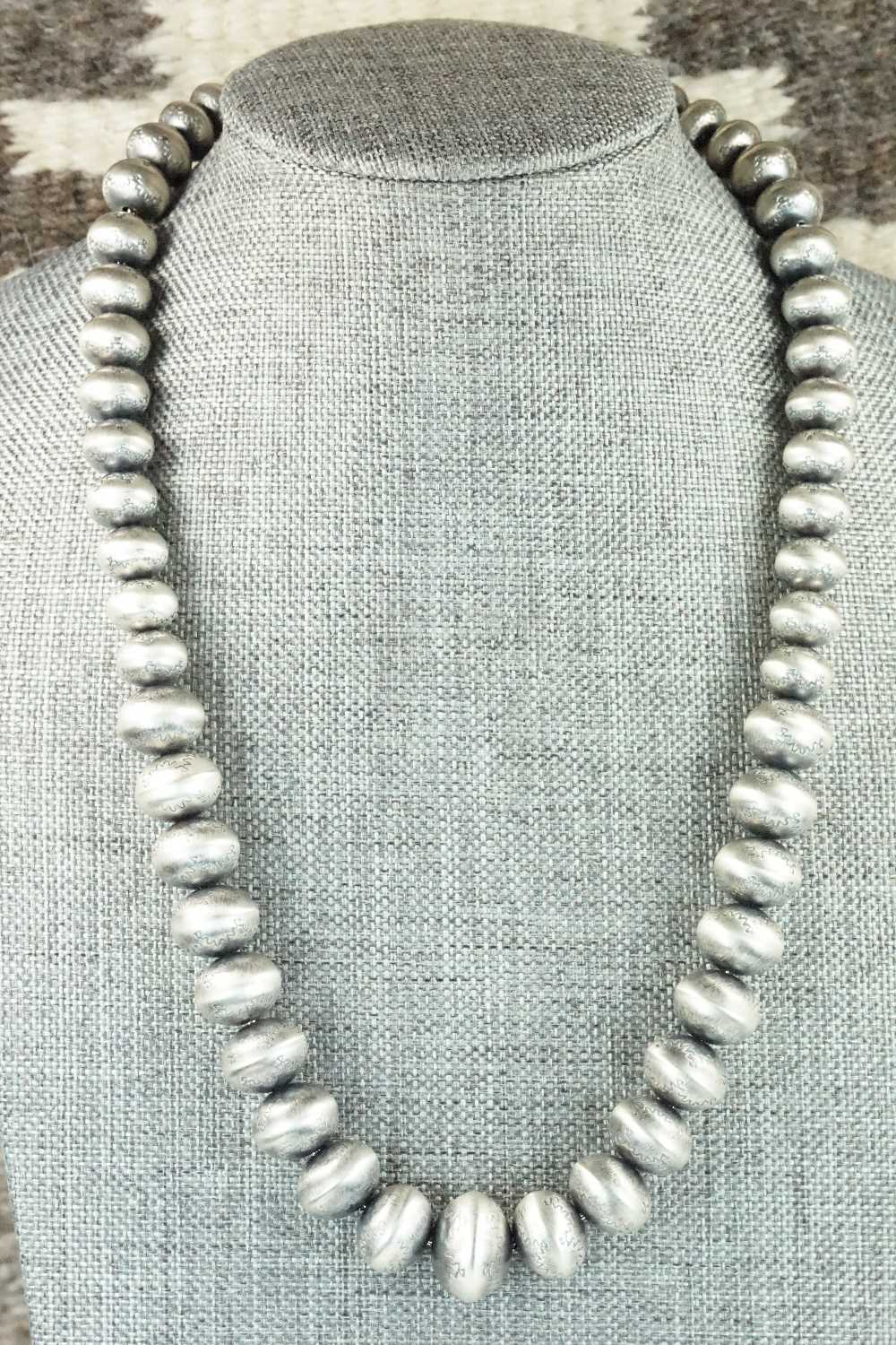Sterling Silver Navajo Pearl Necklace - Jan Mariano