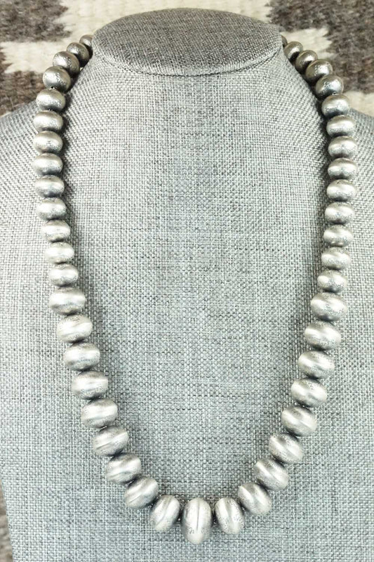 Sterling Silver Navajo Pearl Necklace - Jan Mariano