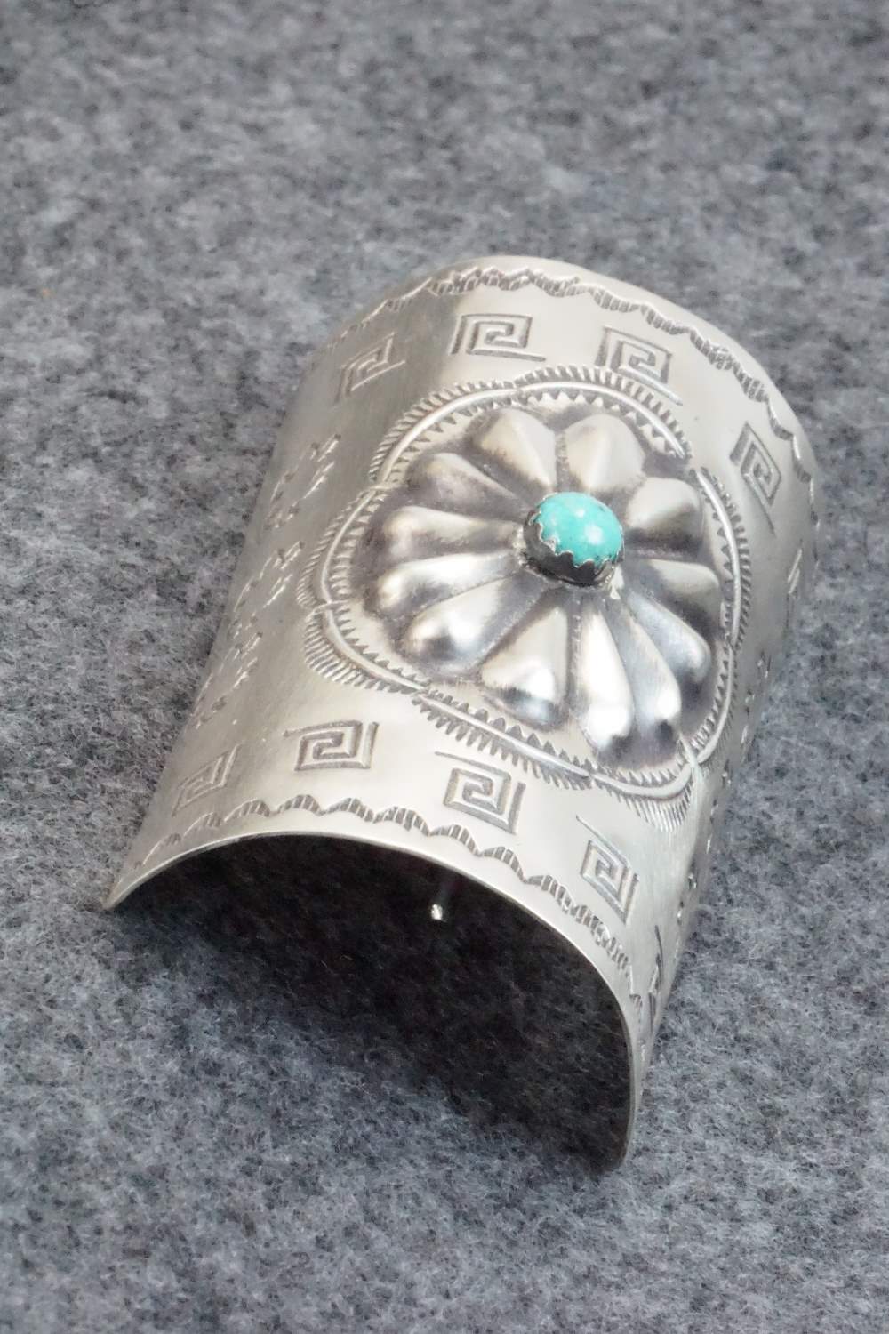 Turquoise & Sterling Silver Hair Pin - Arlene Soce