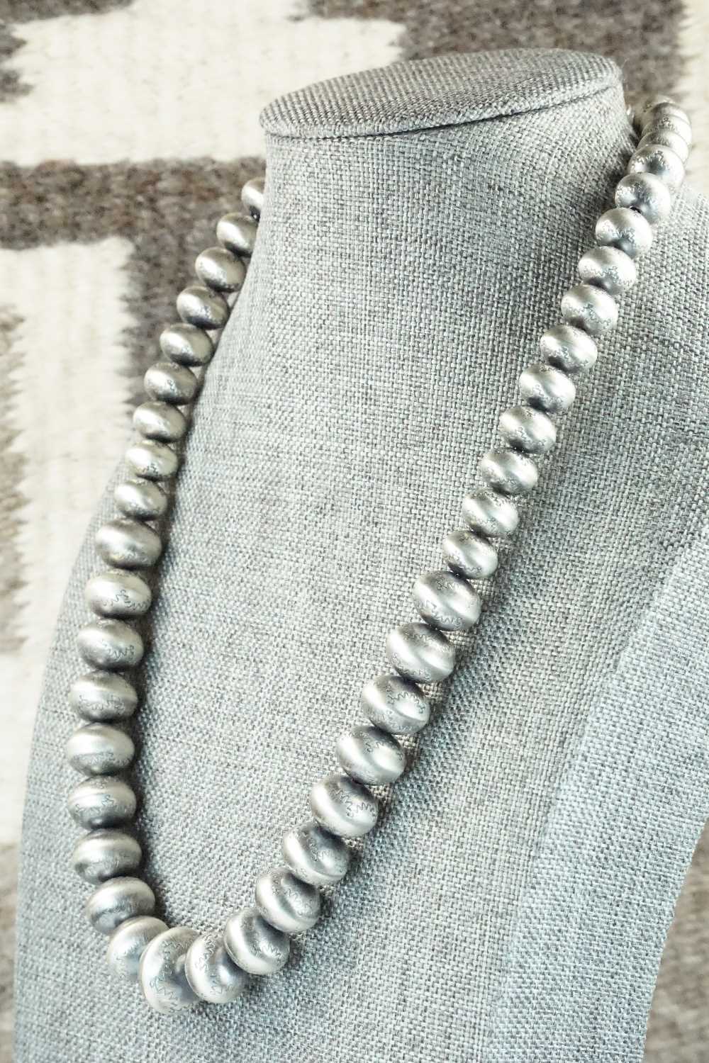 Sterling Silver Navajo Pearl Necklace - Jan Mariano