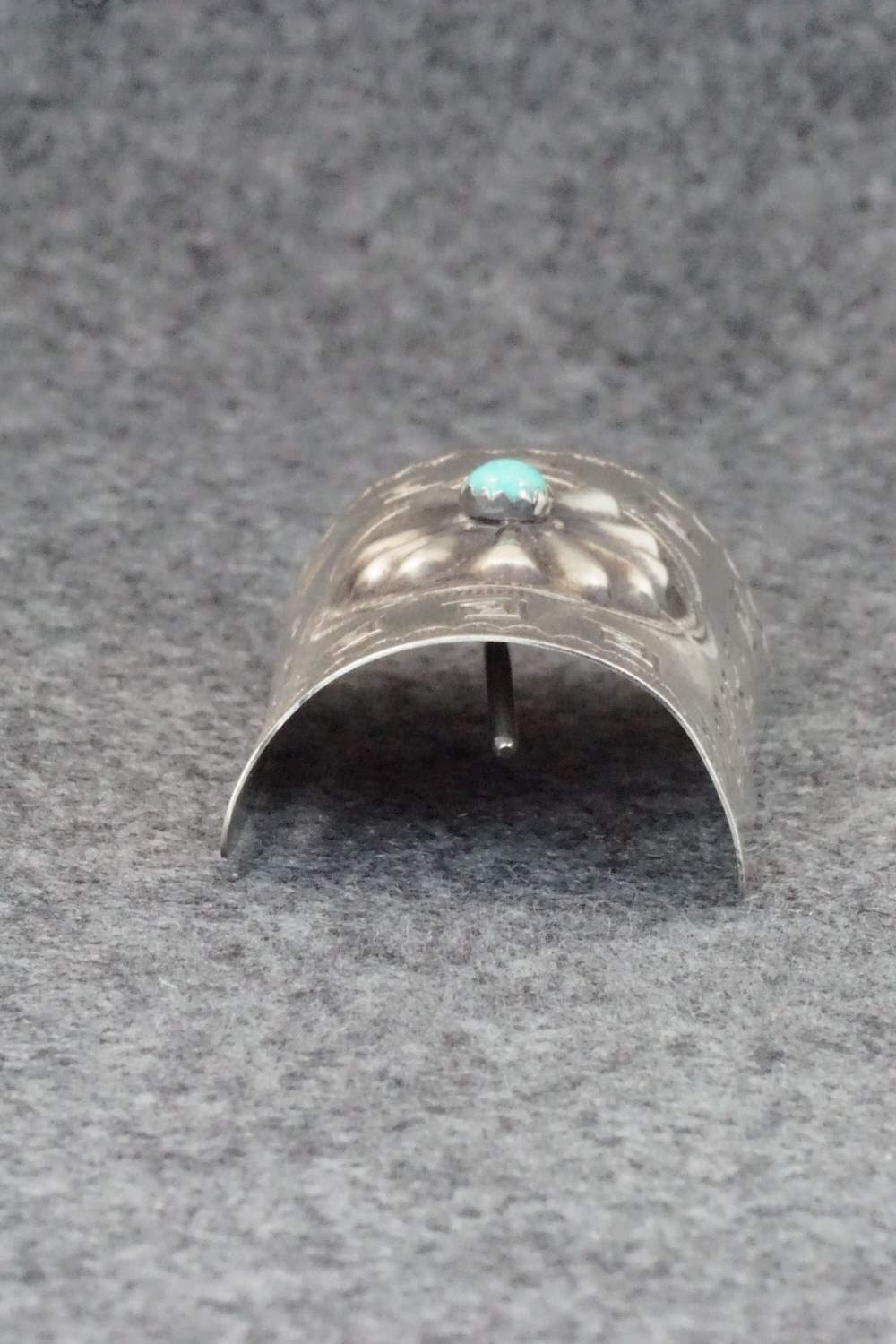 Turquoise & Sterling Silver Hair Pin - Arlene Soce