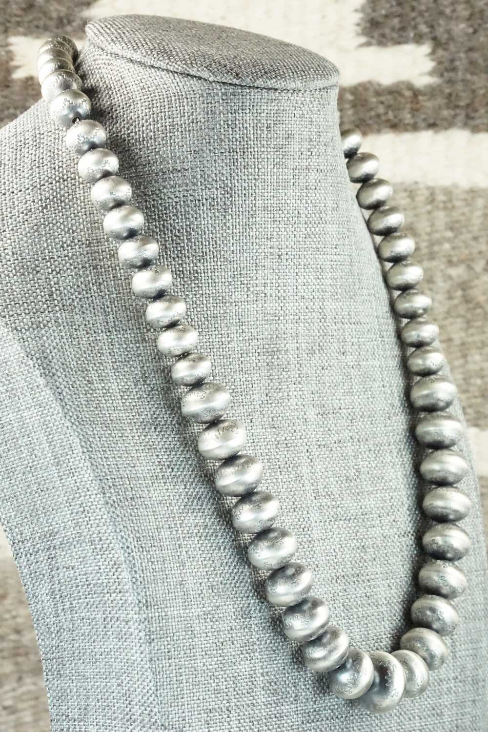 Sterling Silver Navajo Pearl Necklace - Jan Mariano