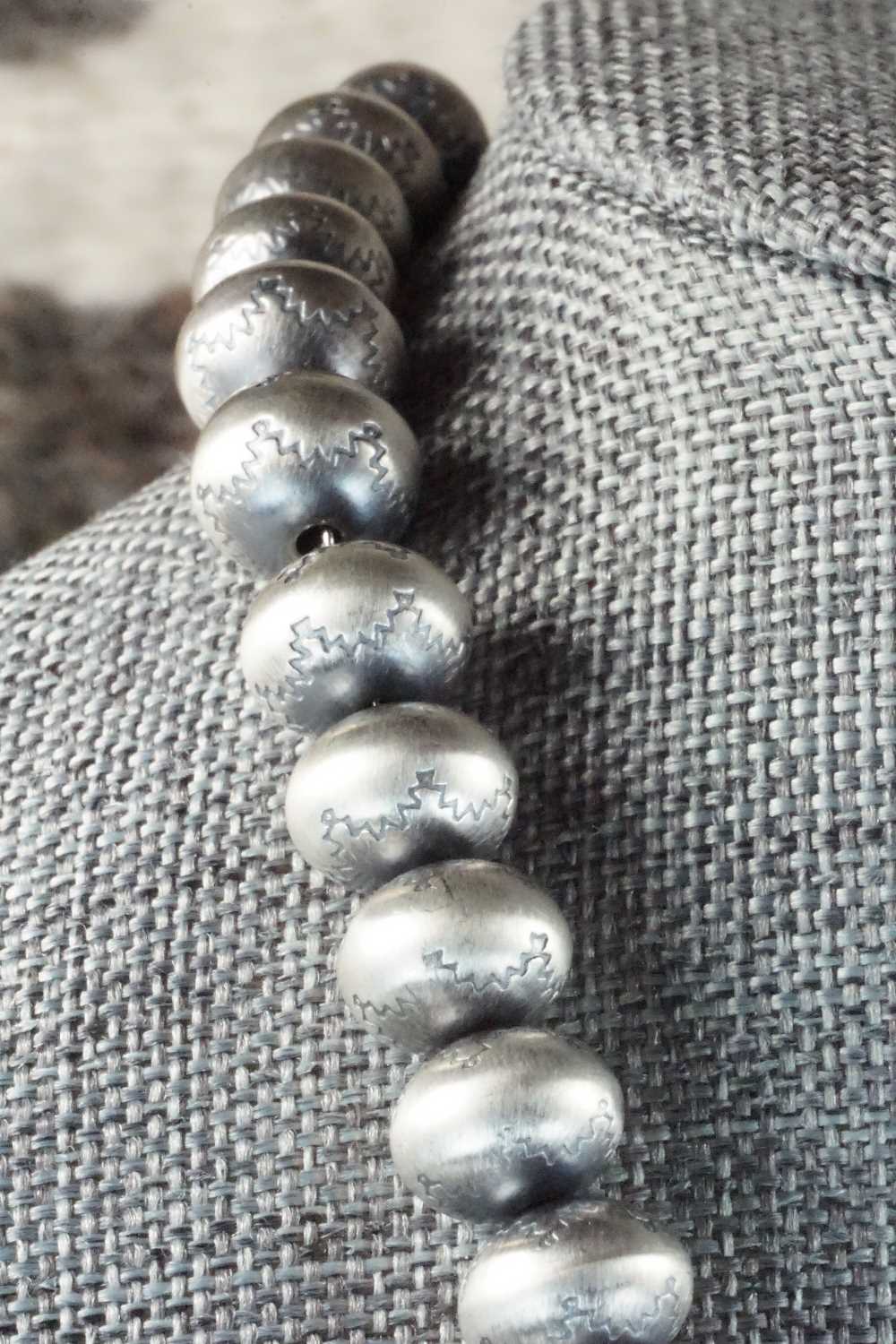 Sterling Silver Navajo Pearl Necklace - Jan Mariano