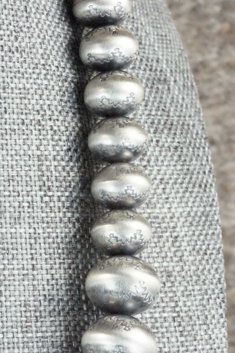 Sterling Silver Navajo Pearl Necklace - Jan Mariano