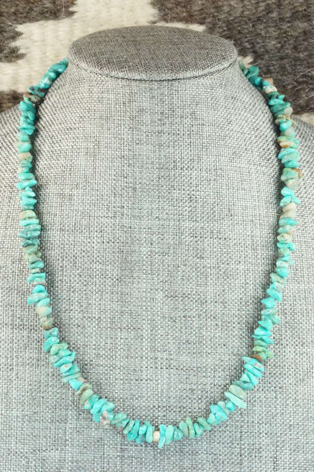 Turquoise & Sterling Silver Necklace - Doreen Jake