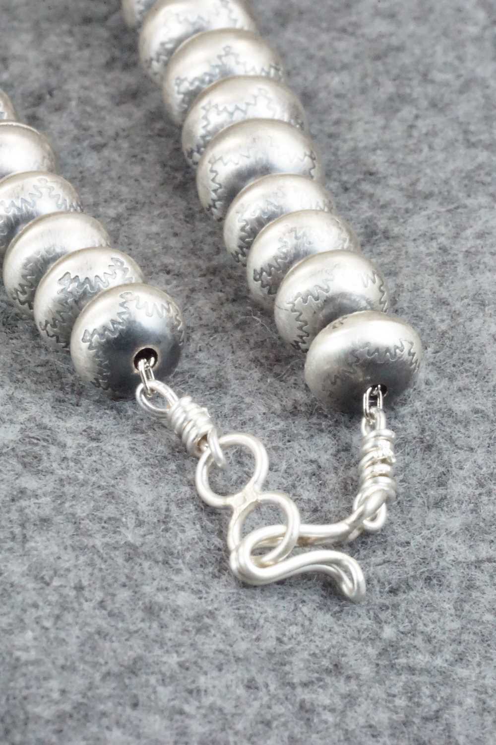 Sterling Silver Navajo Pearl Necklace - Jan Mariano