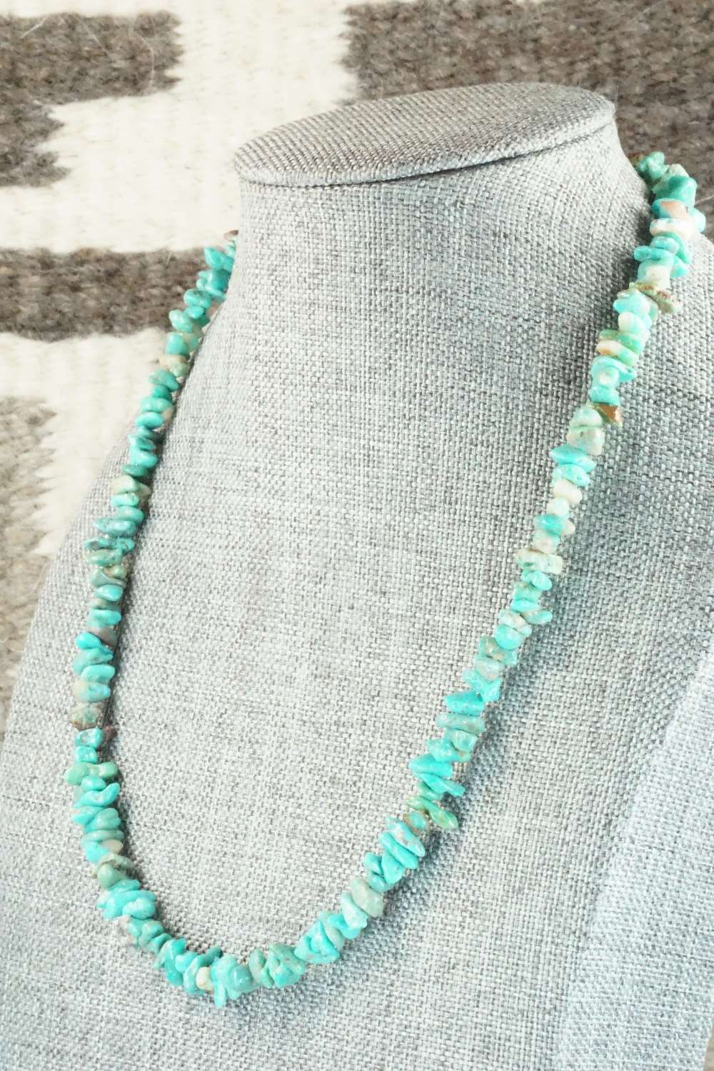 Turquoise & Sterling Silver Necklace - Doreen Jake