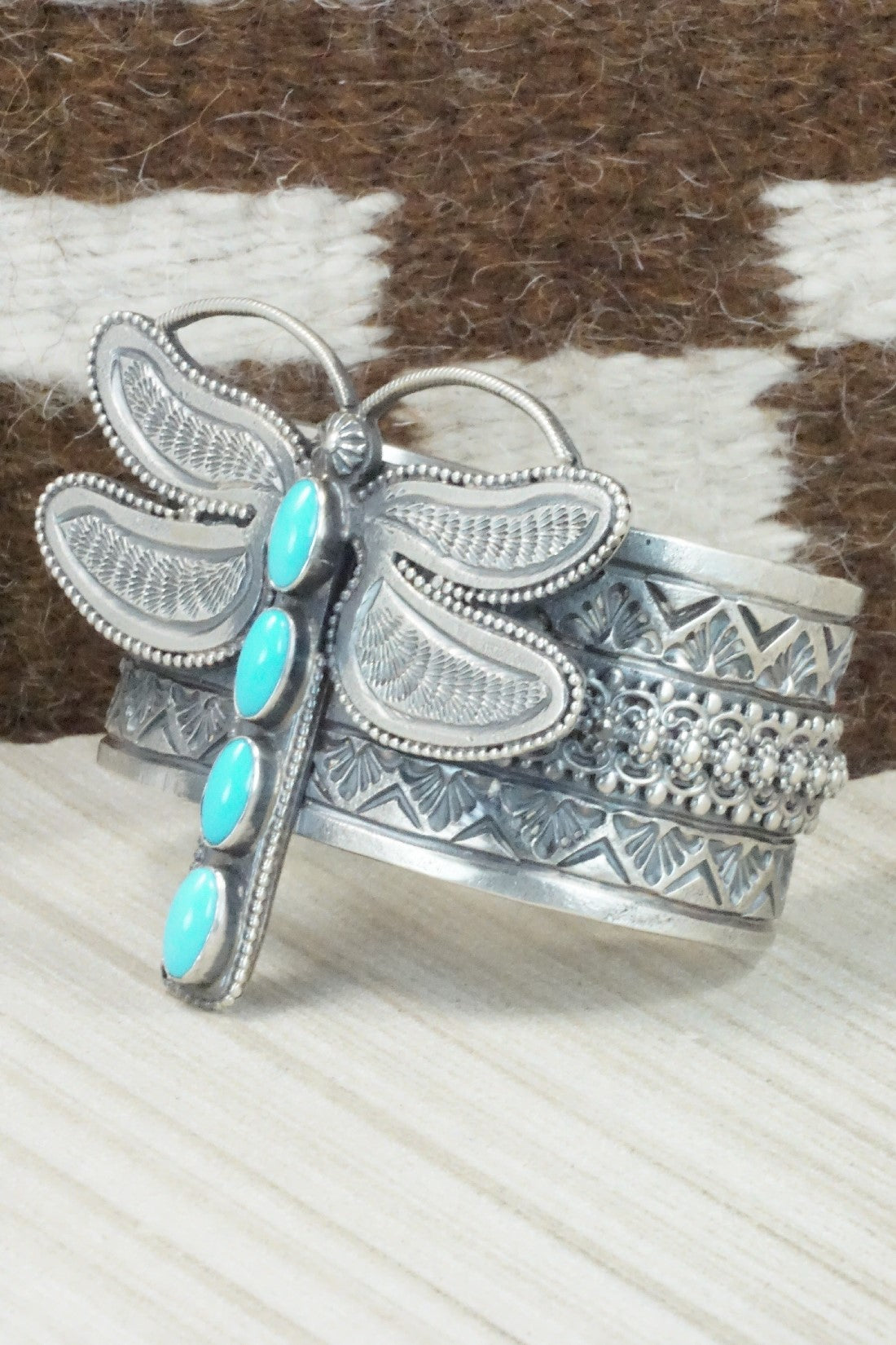 Turquoise & Sterling Silver Bracelet and Ring - Hemerson Brown