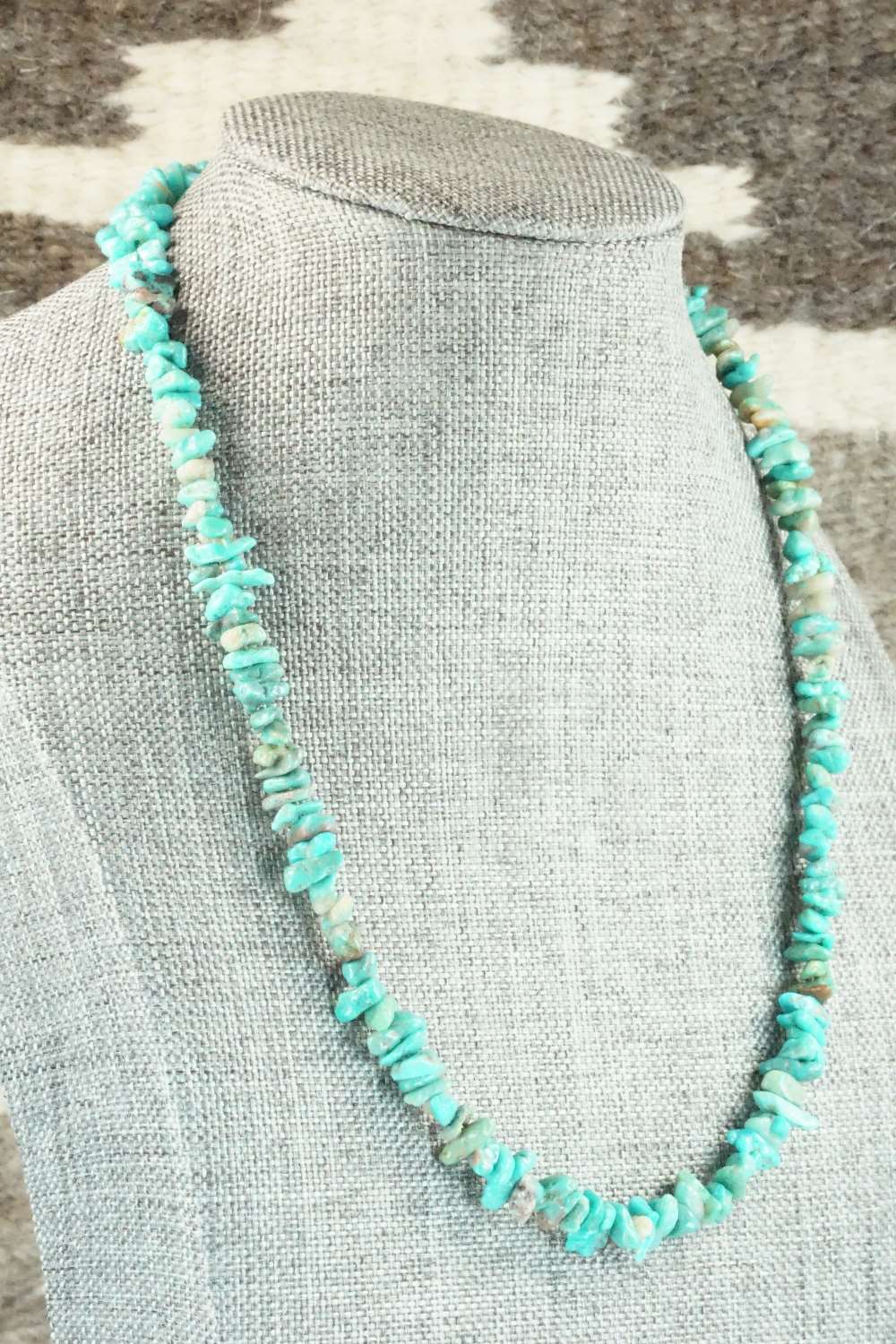 Turquoise & Sterling Silver Necklace - Doreen Jake