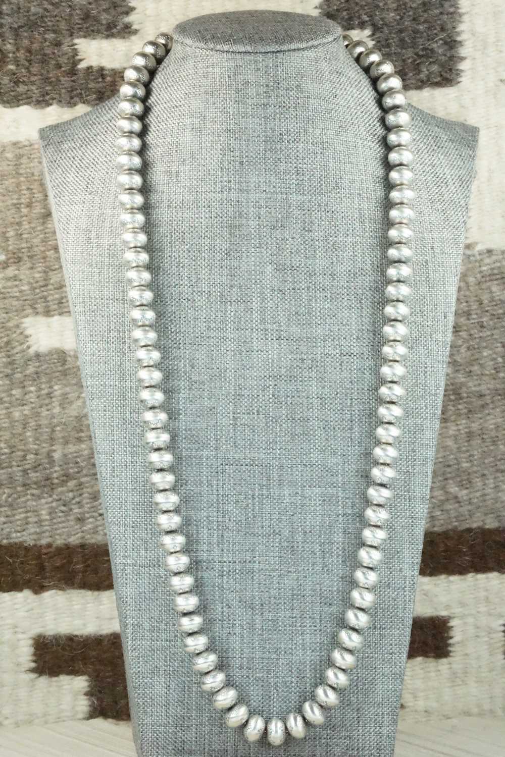 Sterling Silver Navajo Pearl Necklace - Jan Mariano