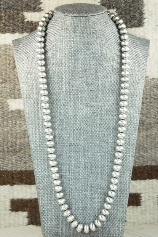 Sterling Silver Navajo Pearl Necklace - Jan Mariano