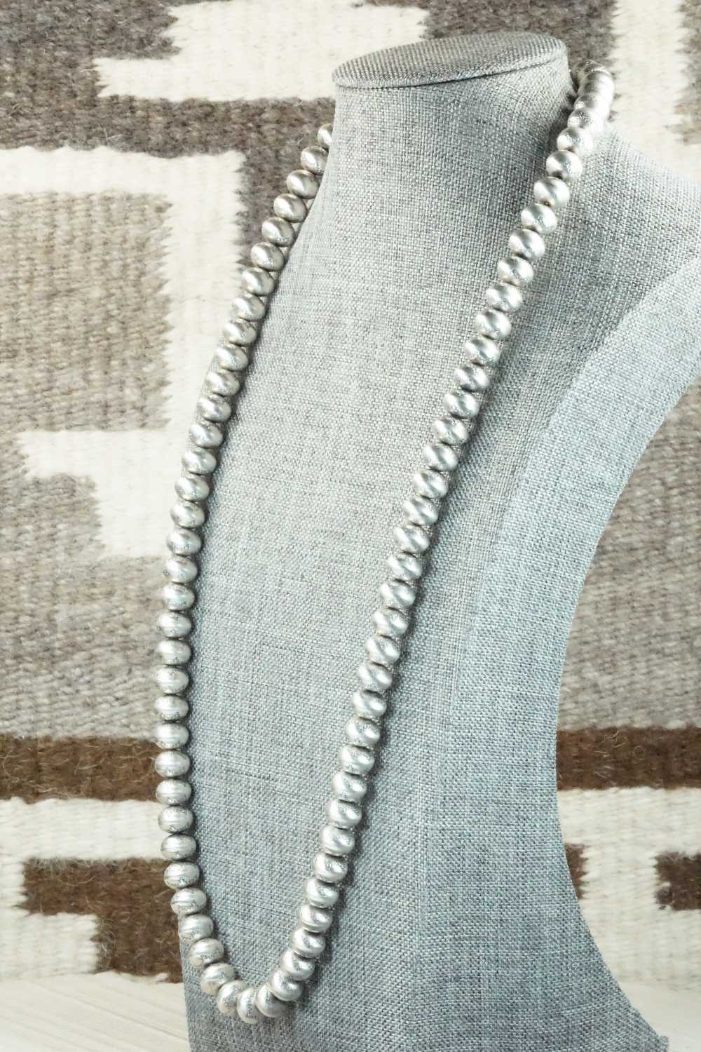 Sterling Silver Navajo Pearl Necklace - Jan Mariano