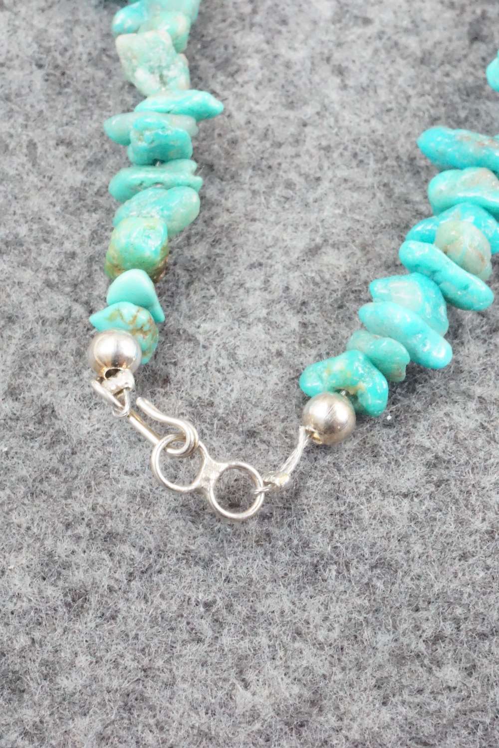 Turquoise & Sterling Silver Necklace - Doreen Jake