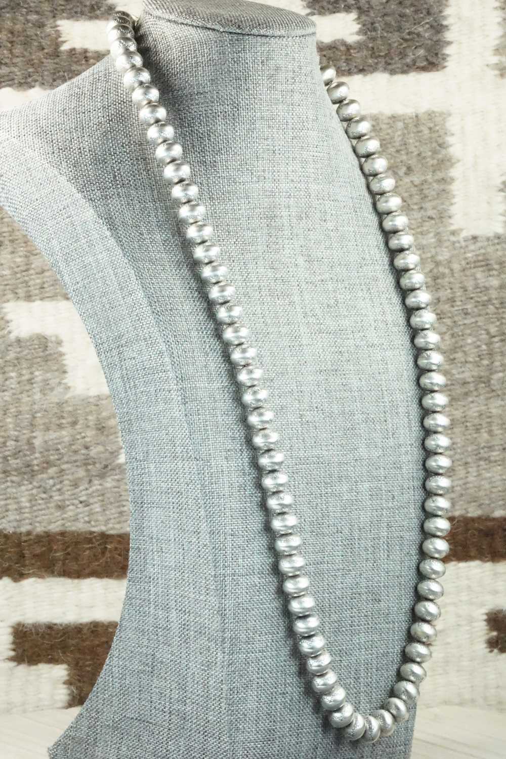 Sterling Silver Navajo Pearl Necklace - Jan Mariano