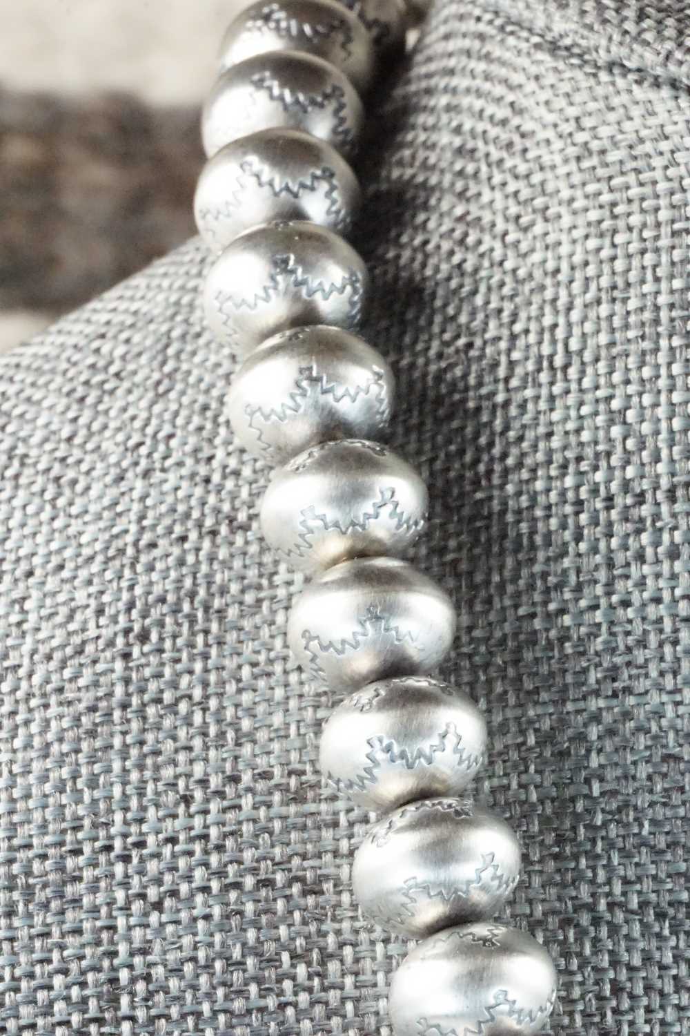 Sterling Silver Navajo Pearl Necklace - Jan Mariano
