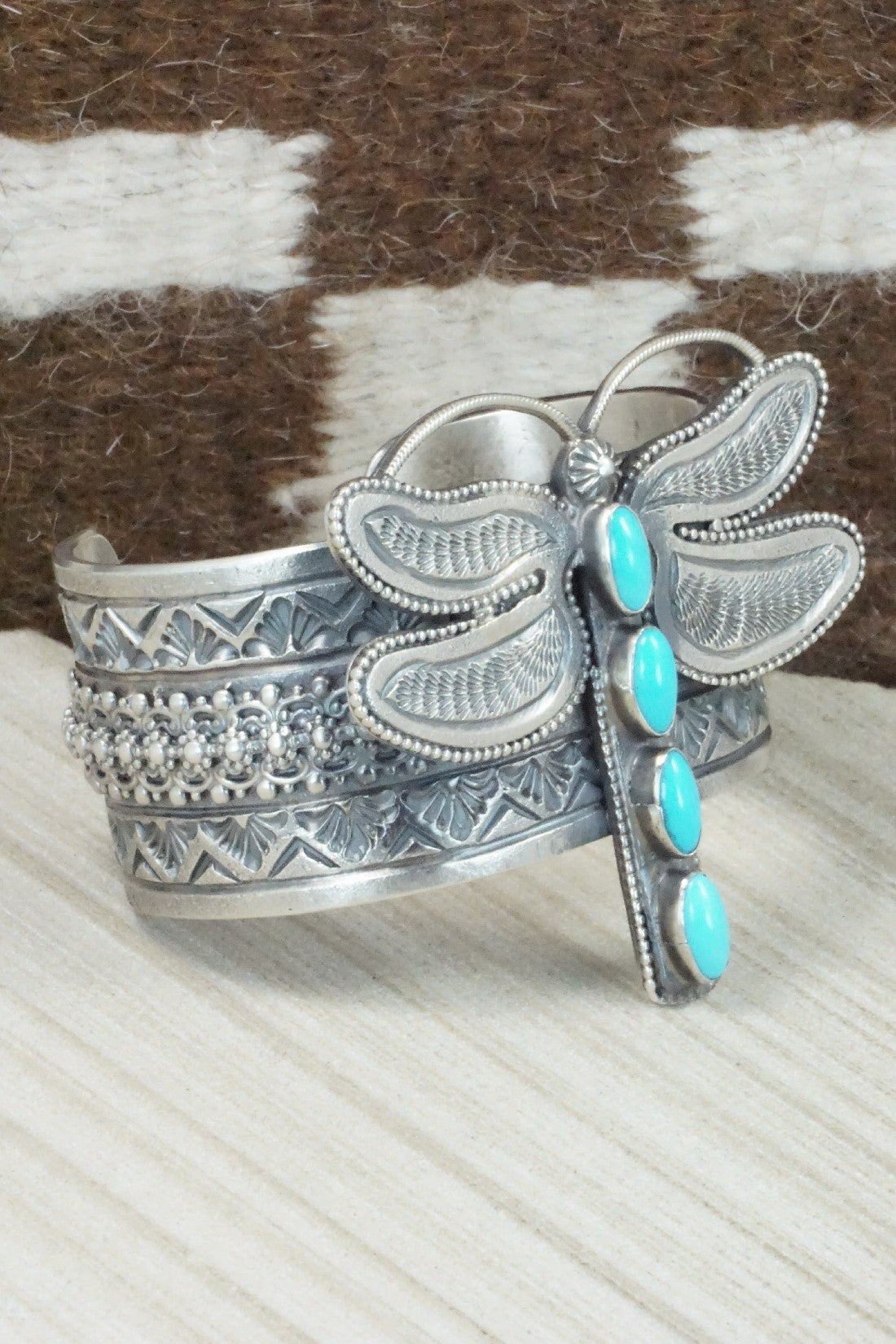 Turquoise & Sterling Silver Bracelet and Ring - Hemerson Brown