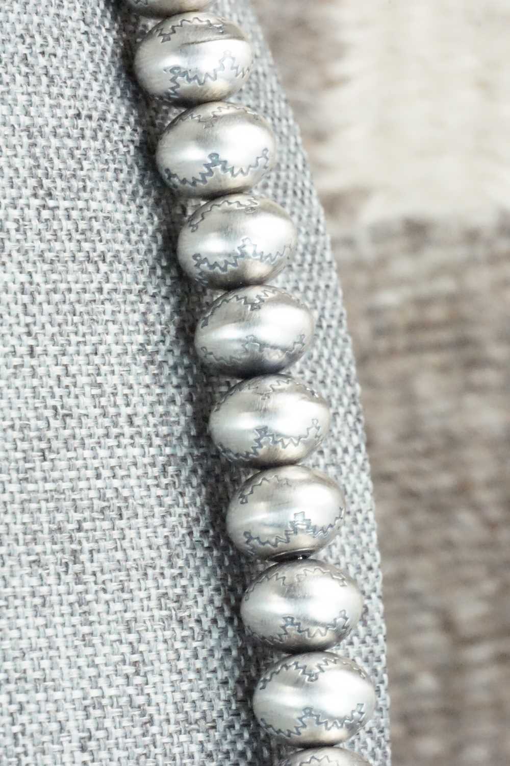 Sterling Silver Navajo Pearl Necklace - Jan Mariano