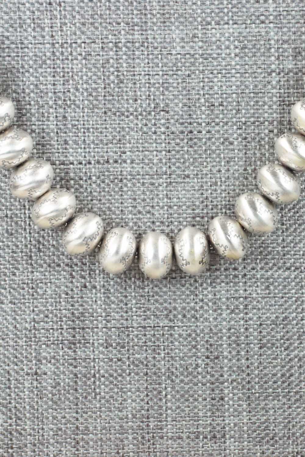 Sterling Silver Navajo Pearl Necklace - Jan Mariano