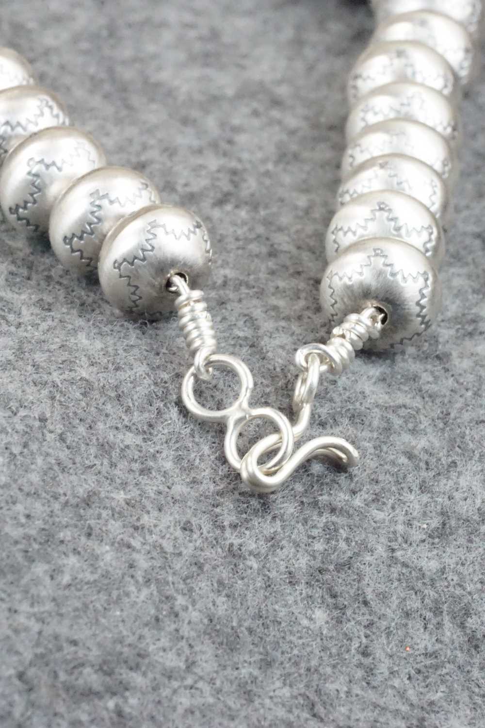 Sterling Silver Navajo Pearl Necklace - Jan Mariano