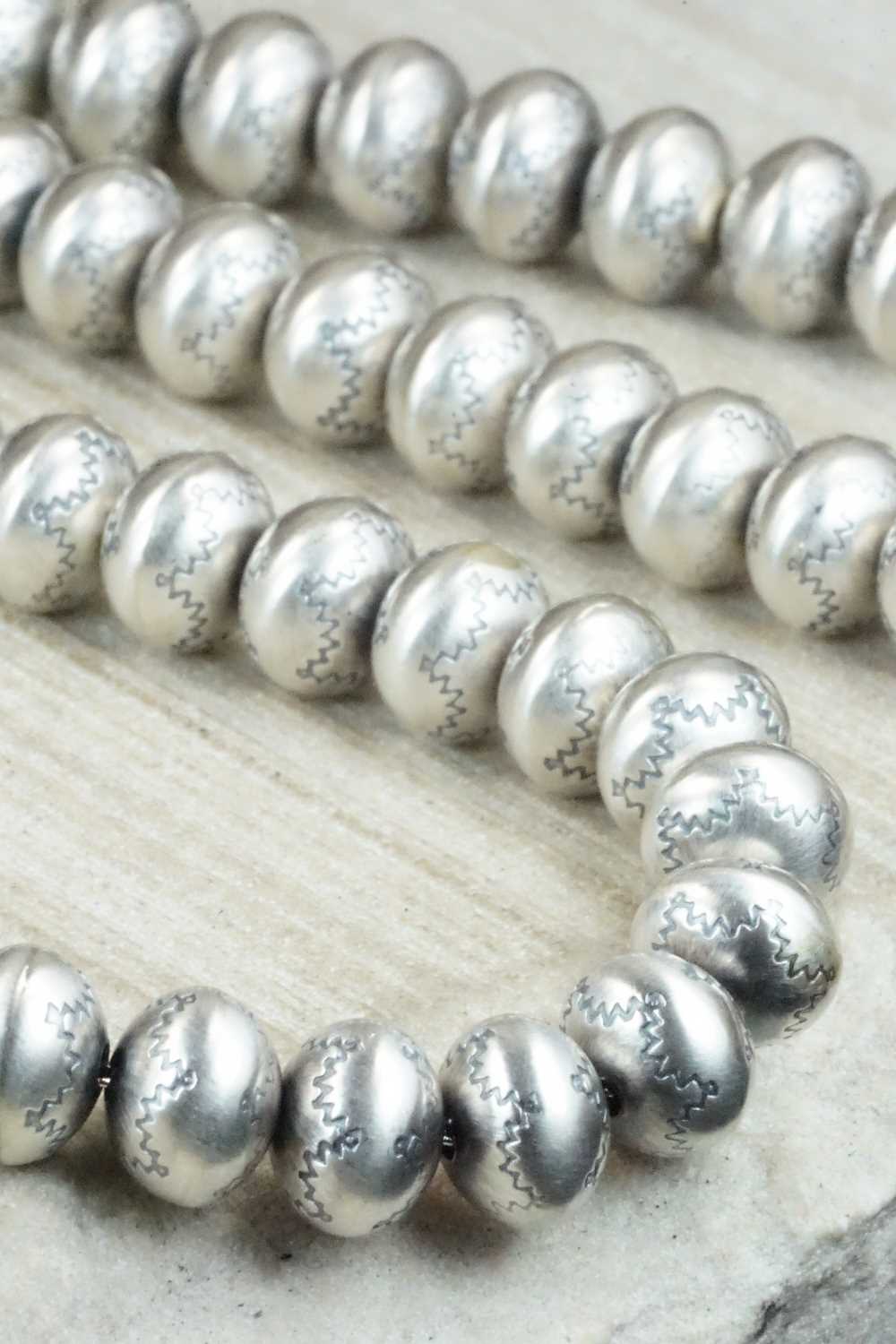 Sterling Silver Navajo Pearl Necklace - Jan Mariano