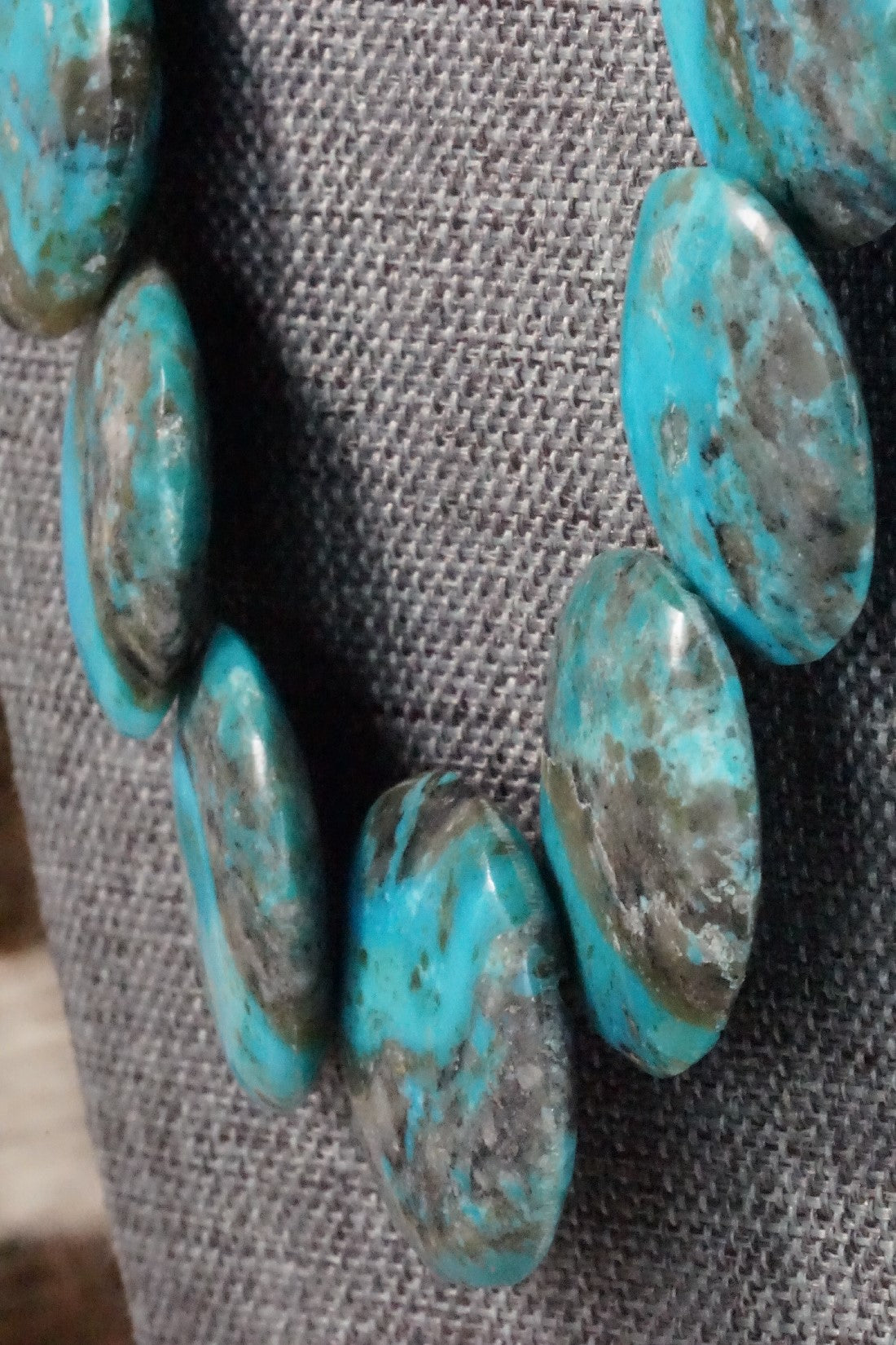 Turquoise & Sterling Silver Necklace and Earrings Set - Joe Garcia